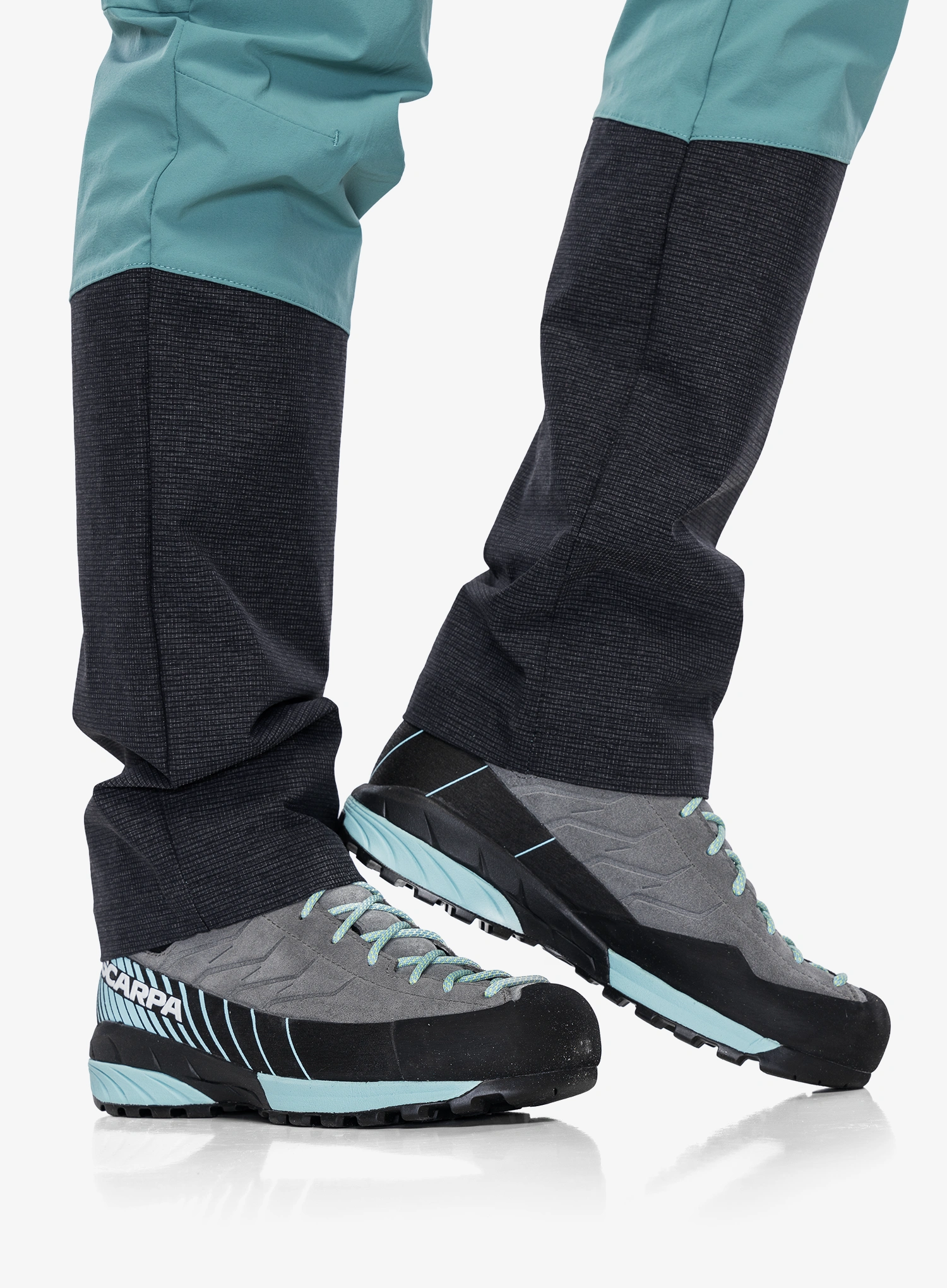Ženski pristopni čevlji Scarpa Mescalito MID GTX - midgray/aqua