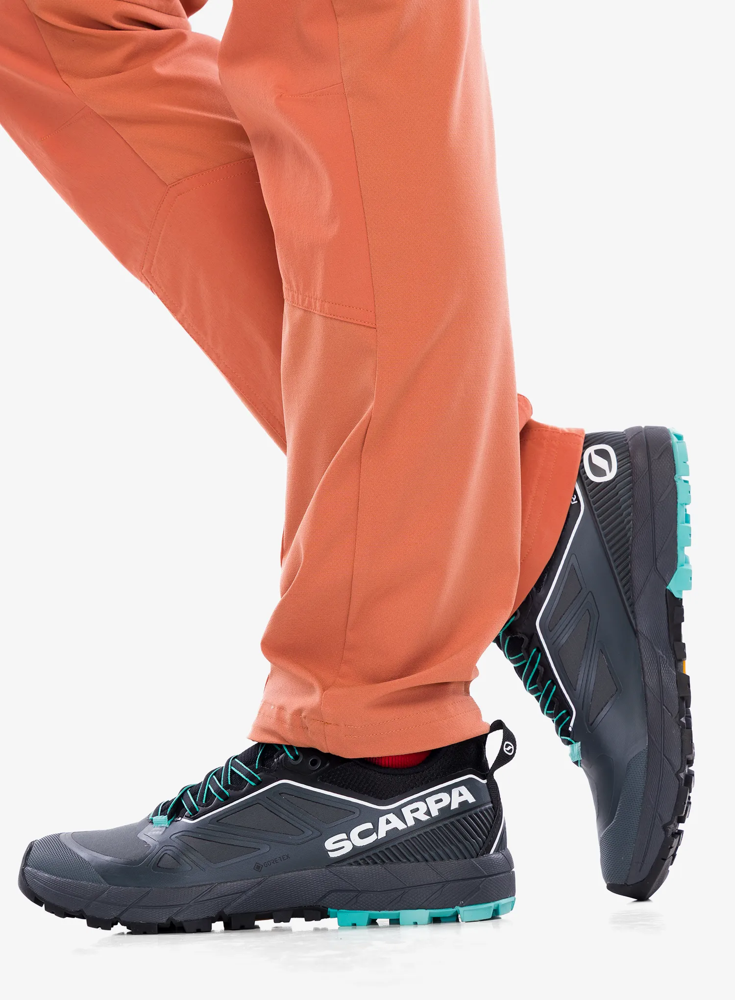 Ženski pristopni čevlji Scarpa Rapid GTX - turquoise/anthracite