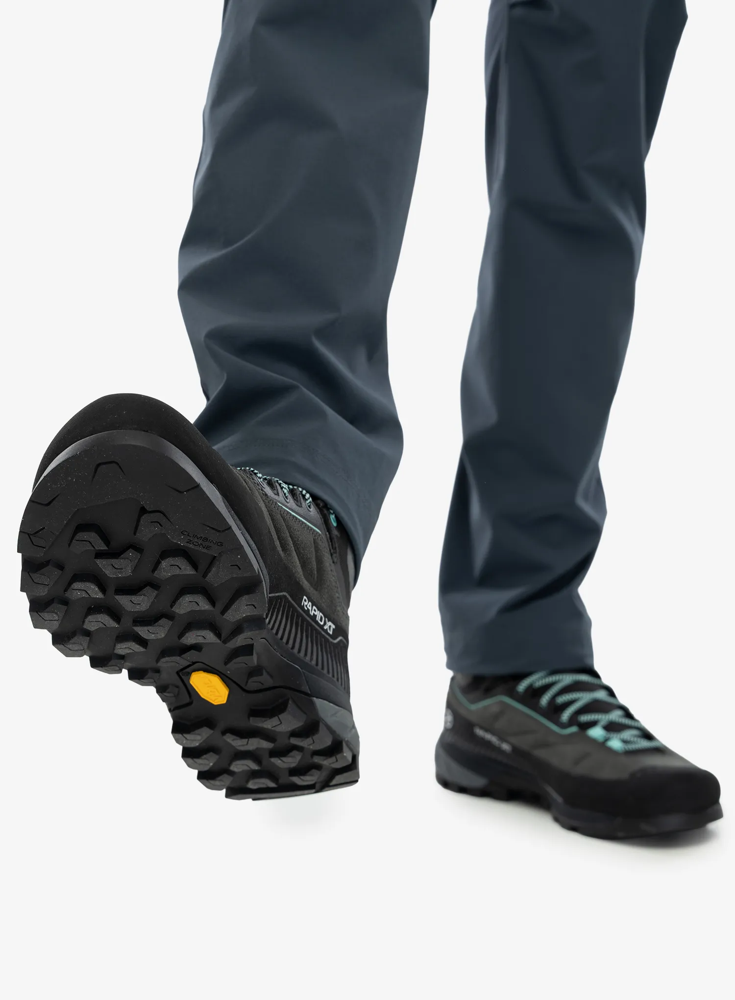 Ženski pristopni čevlji Scarpa Rapid XT Mid GTX - shark/aqua