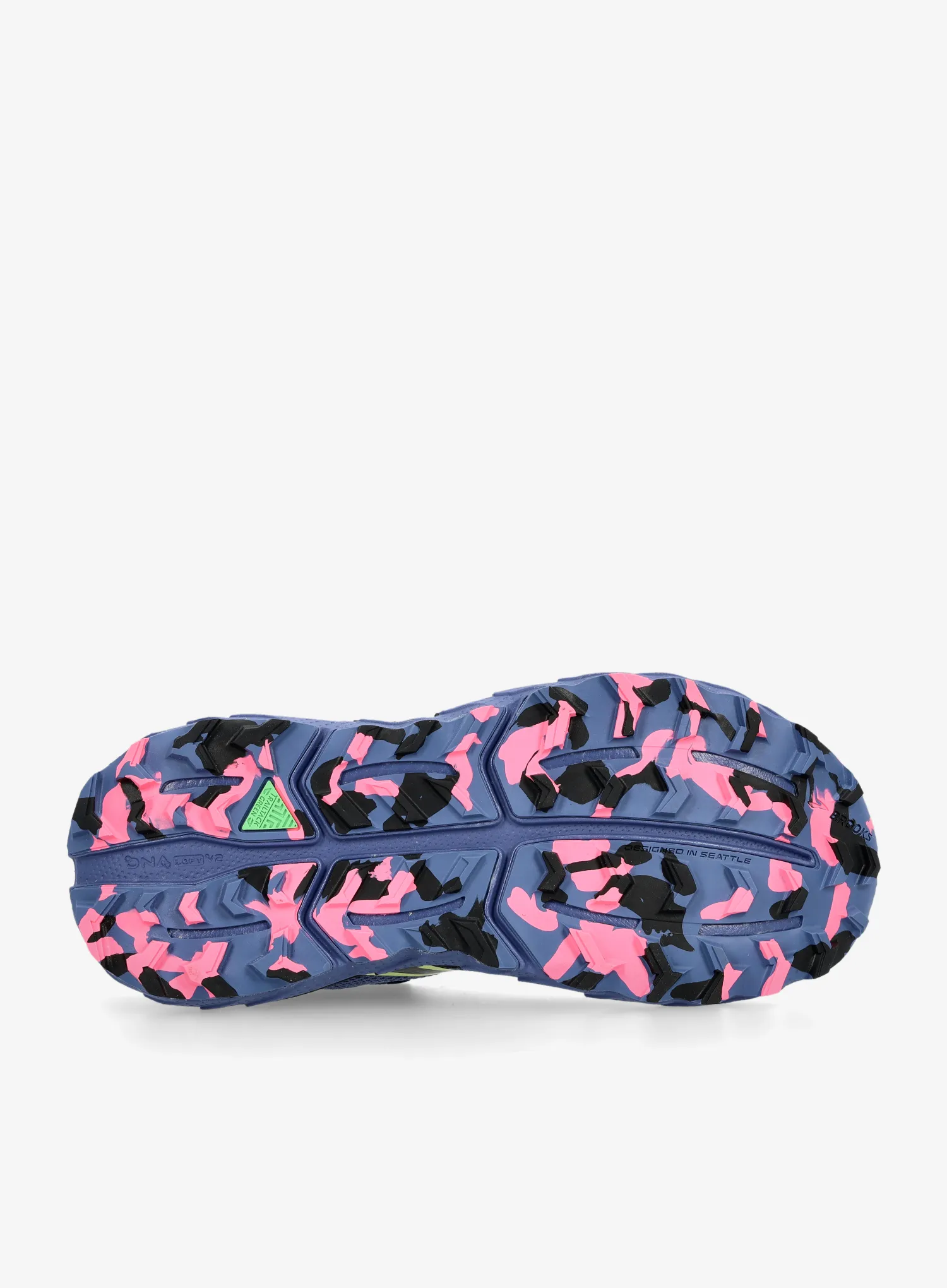 Ženski tekaški čevlji Brooks Cascadia 18 GTX - grey blue/black/pink