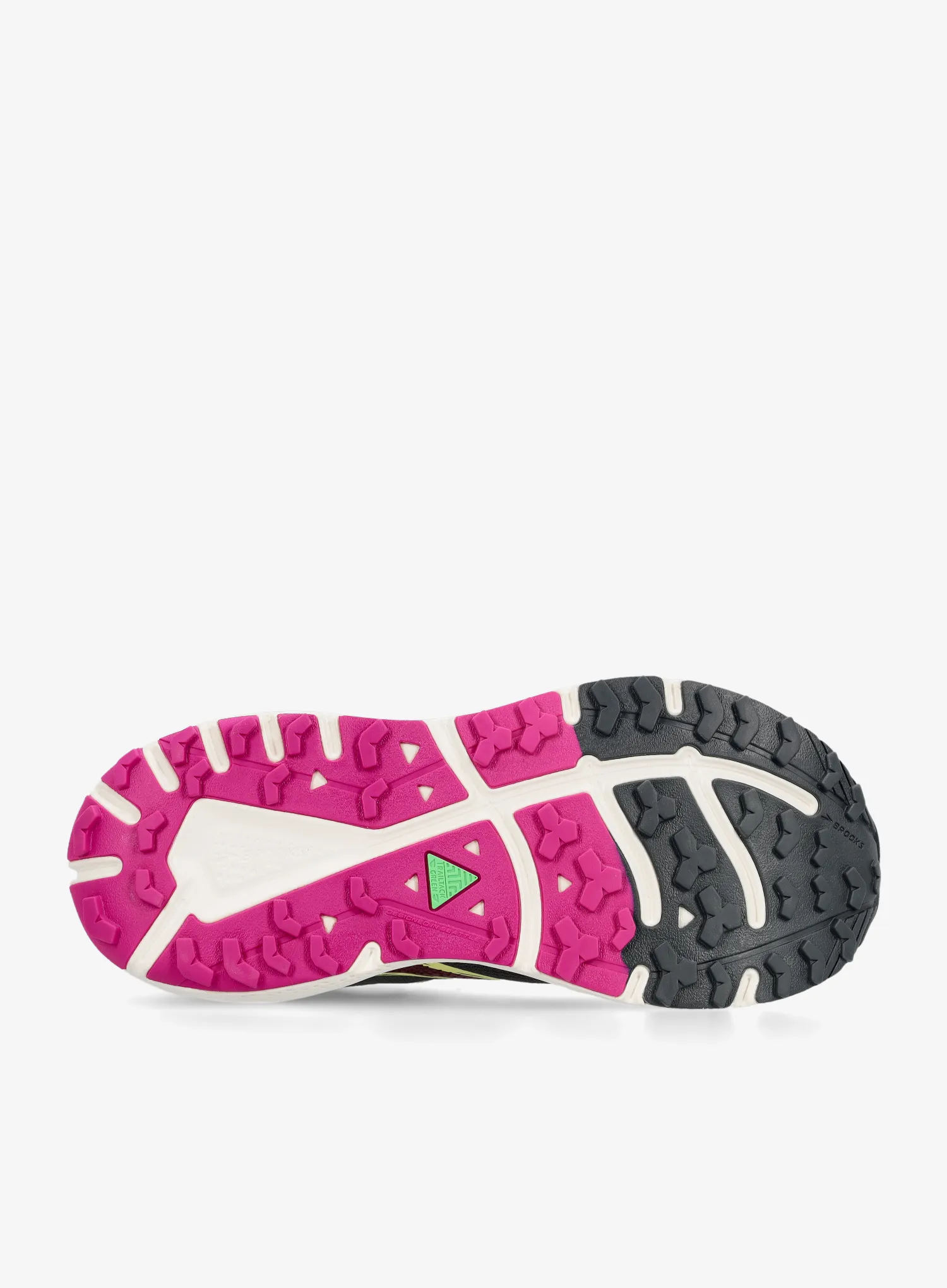 Ženski tekaški čevlji Brooks Divide 6 - ebony/fuchsia/lime