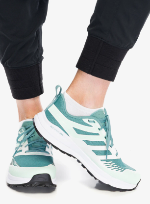 Ženski tekaški čevlji Inov-8 TrailFly Zero - teal/white