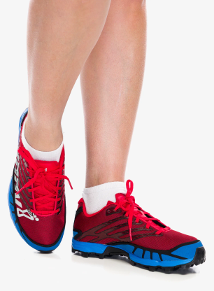 Ženski tekaški čevlji Inov-8 X-Talon 255 - red/blue