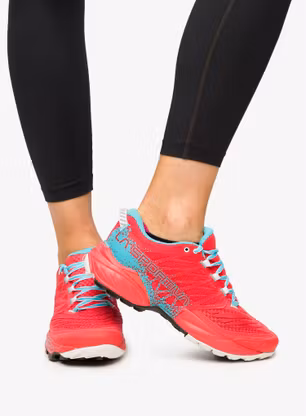 Ženski tekaški čevlji La Sportiva Akasha II - hibiscus/malibu blue