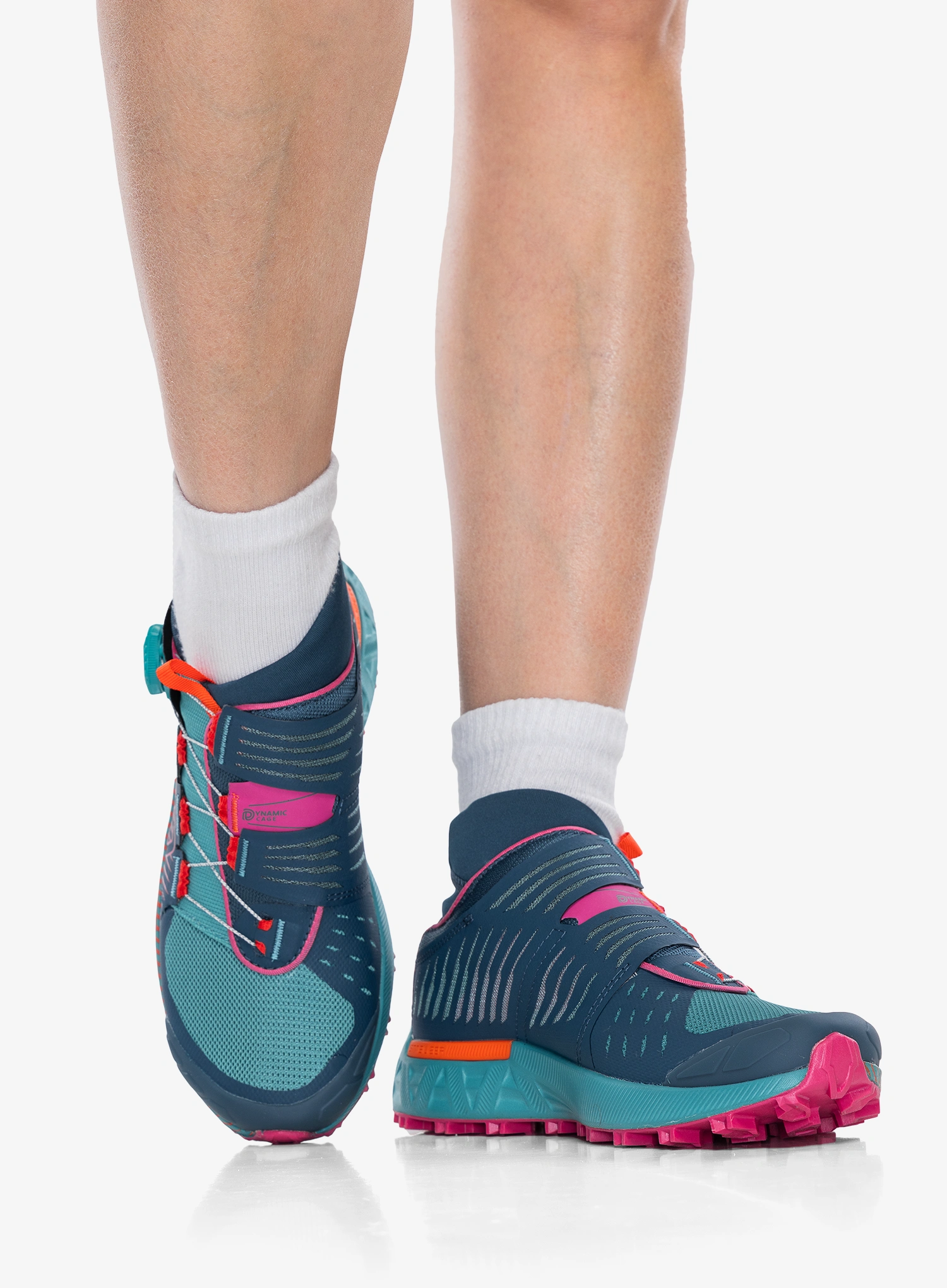 Ženski tekaški čevlji La Sportiva Cyclon - storm blue/cherry tomato