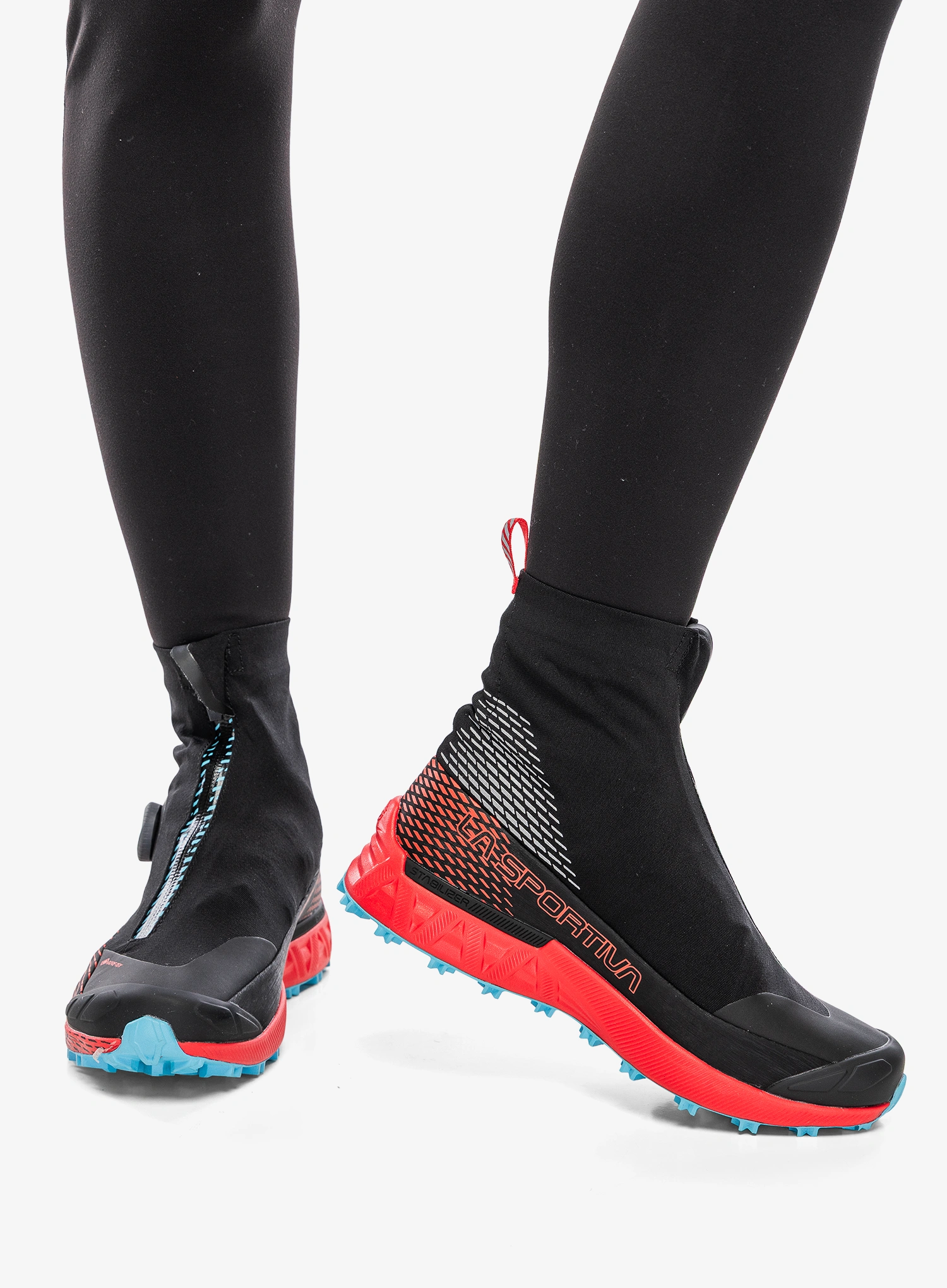 Ženski tekaški čevlji La Sportiva Cyklon Cross GTX - blck/hibiscus