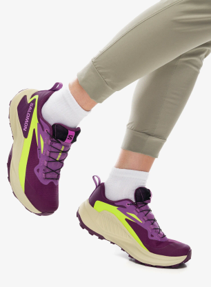 Ženski tekaški čevlji Salomon Genesis GTX - bloom/concord/lime