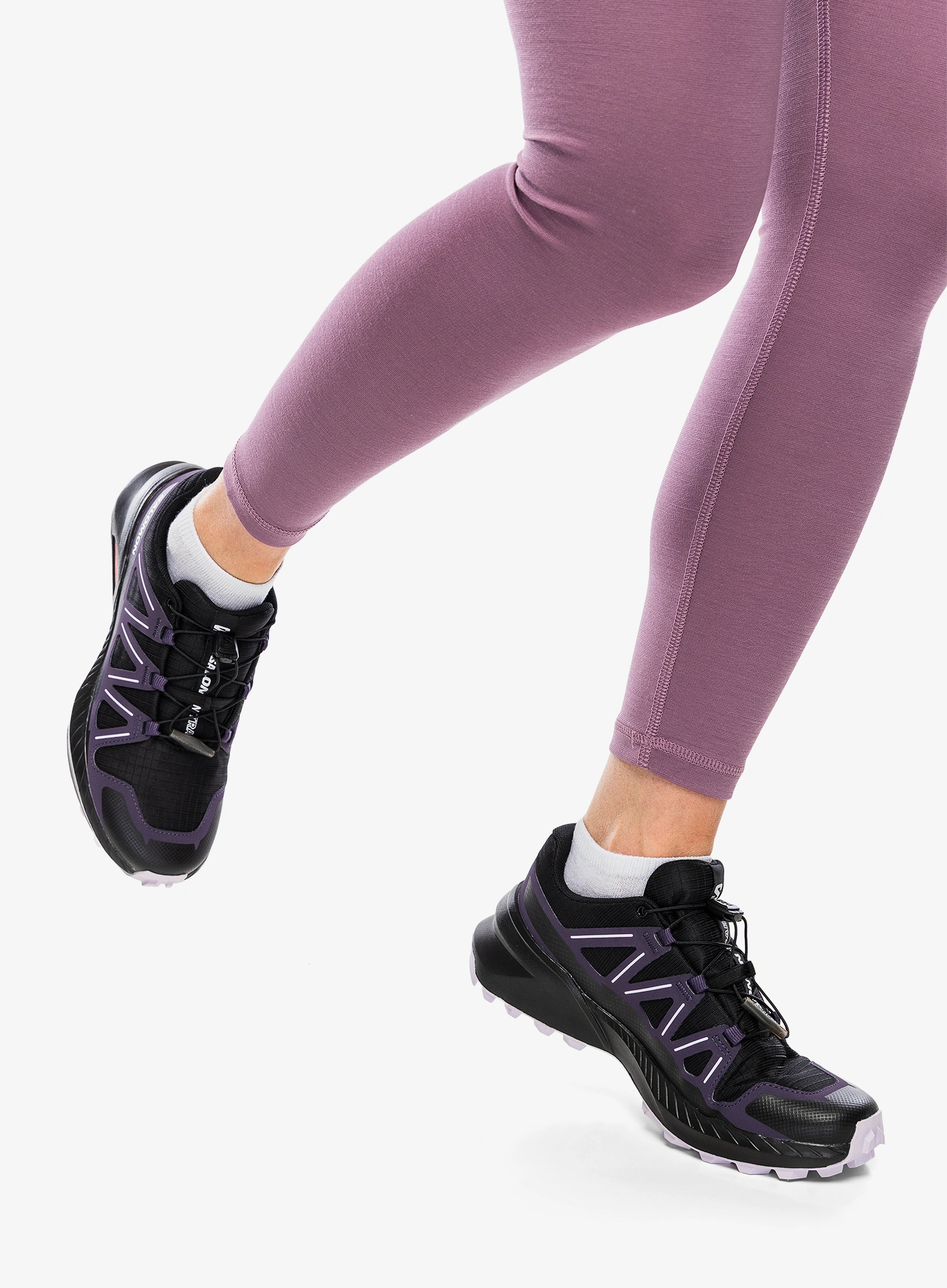 Ženski tekaški čevlji Salomon Speedcross Peak - black/night/orchid