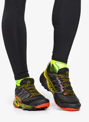 Moški tekaški čevlji La Sportiva Akasha II - black/yellow