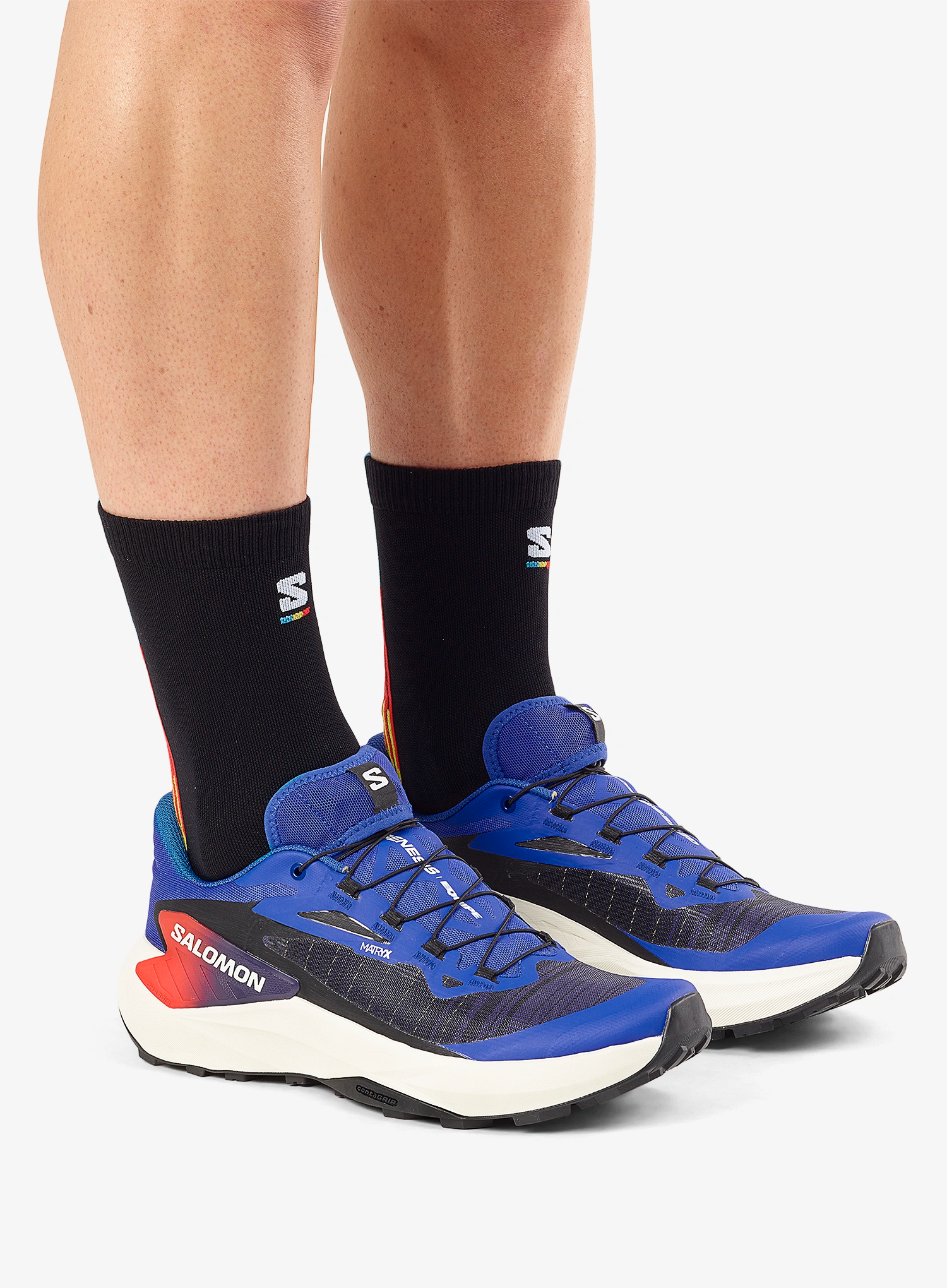 Trail tekaški čevlji Salomon Genesis Equipe Surf - surf/red/white