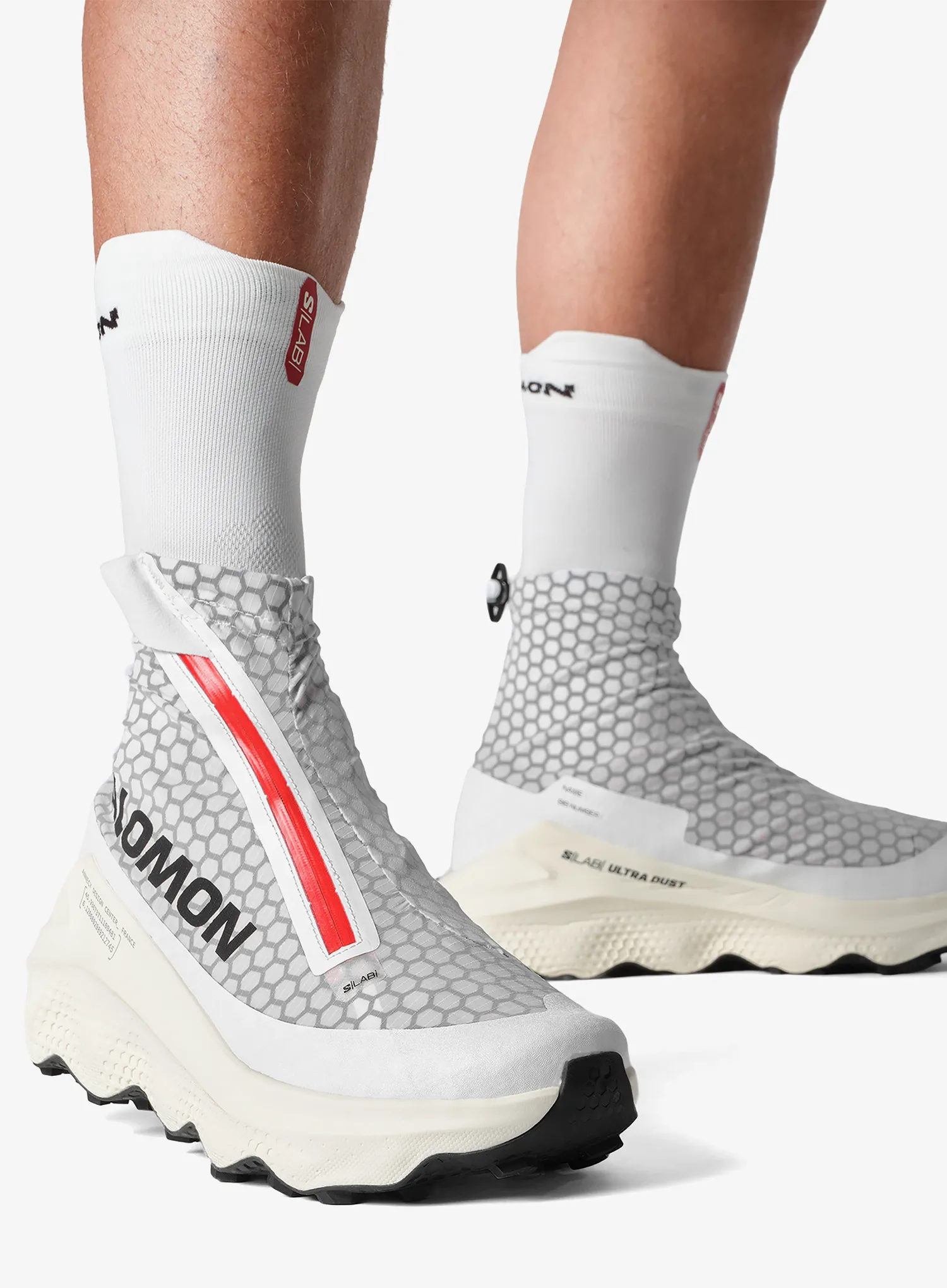 Trail tekaški čevlji Salomon S/Lab Ultra Dust - white/red/vanila