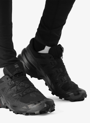 Moški tekaški čevlji Salomon Speedcross 6 - black/black/phantom