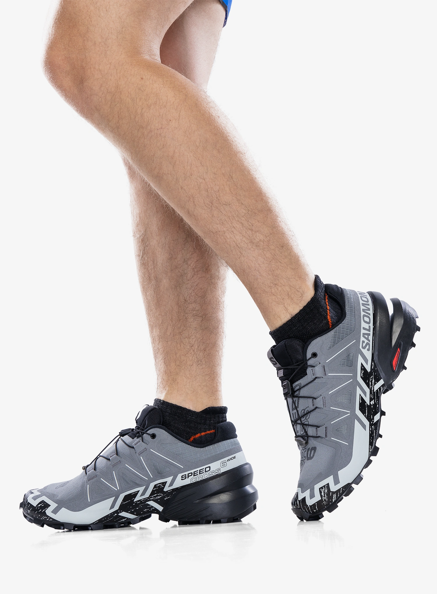 Trail tekaški čevlji Salomon Speedcross 6 Wide - qush/black/pearl