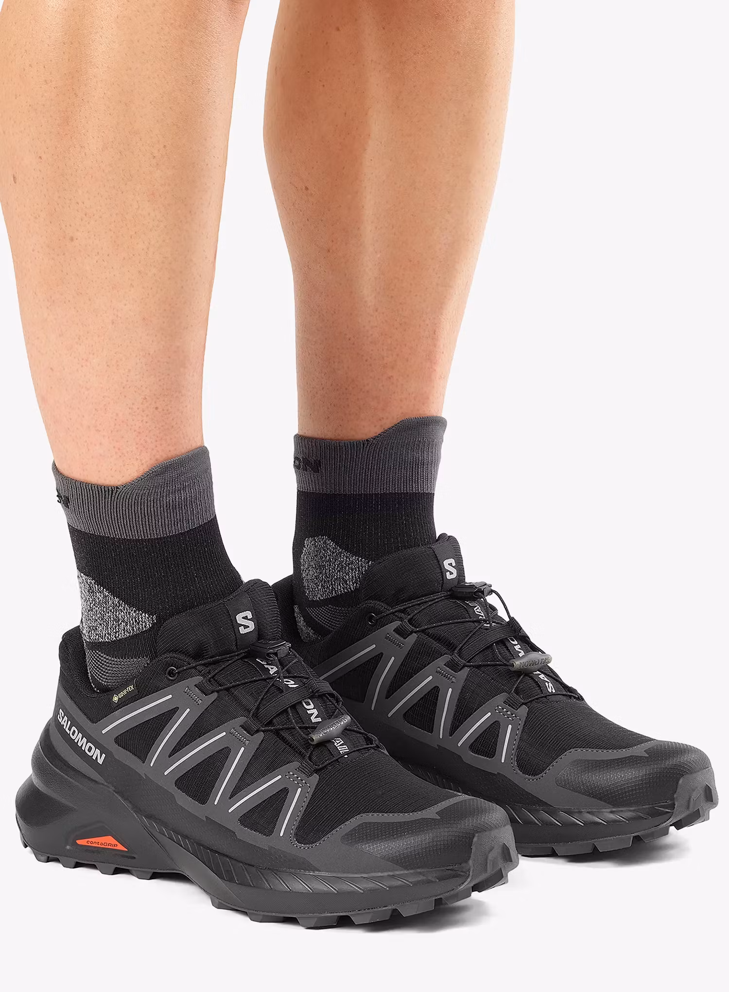 Trail tekaški čevlji Salomon Speedcross Peak GTX - black/black/asphalt