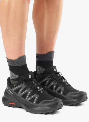 Trail tekaški čevlji Salomon Speedcross Peak GTX - black/black/asphalt