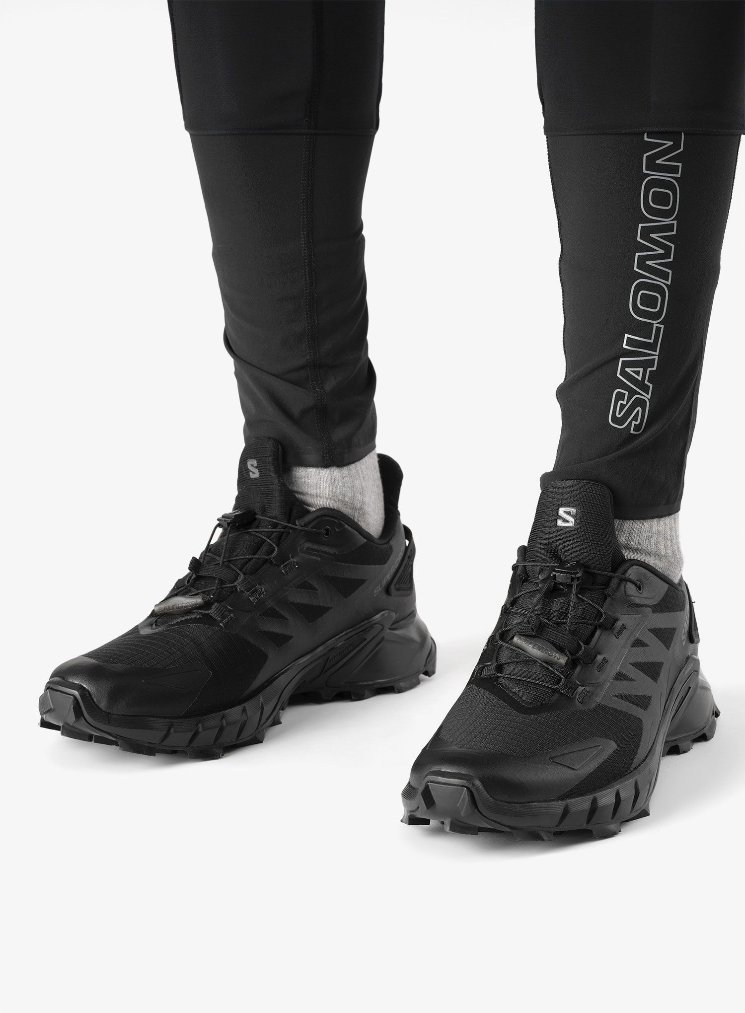 Trail tekaški čevlji Salomon Supercross 4 GTX   - black/black