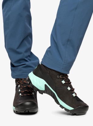 Ženski treking čevlji Mammut Sapuen High GTX - black/dark frosty