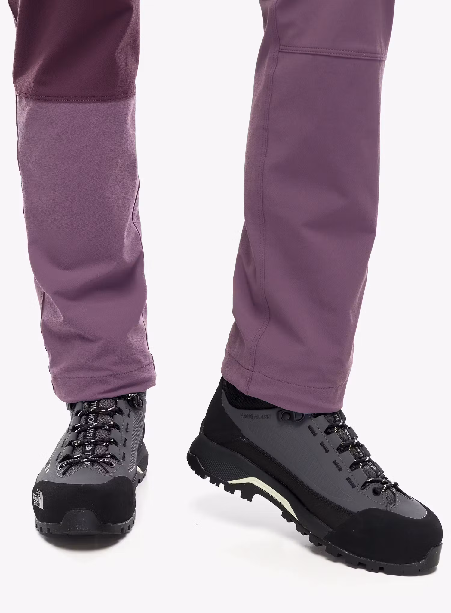 Ženski treking čevlji The North Face Verto Alpine Mid GORE-TEX - grey/lemon