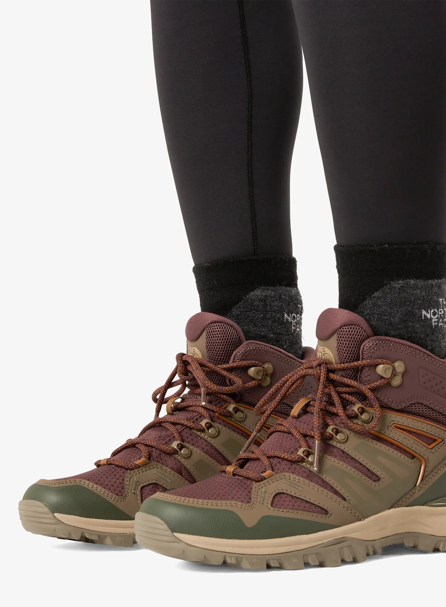 Ženski treking čevlji visoki The North Face Hedgehog Mid GTX - tawny quartz/new taupe