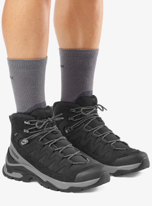 Treking čevlji Salomon Quest Echo GTX - black/castlerock/black