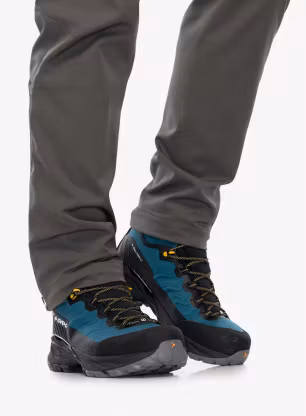 Treking čevlji visoki Scarpa Rush TRK LT GTX - petrol/mustard