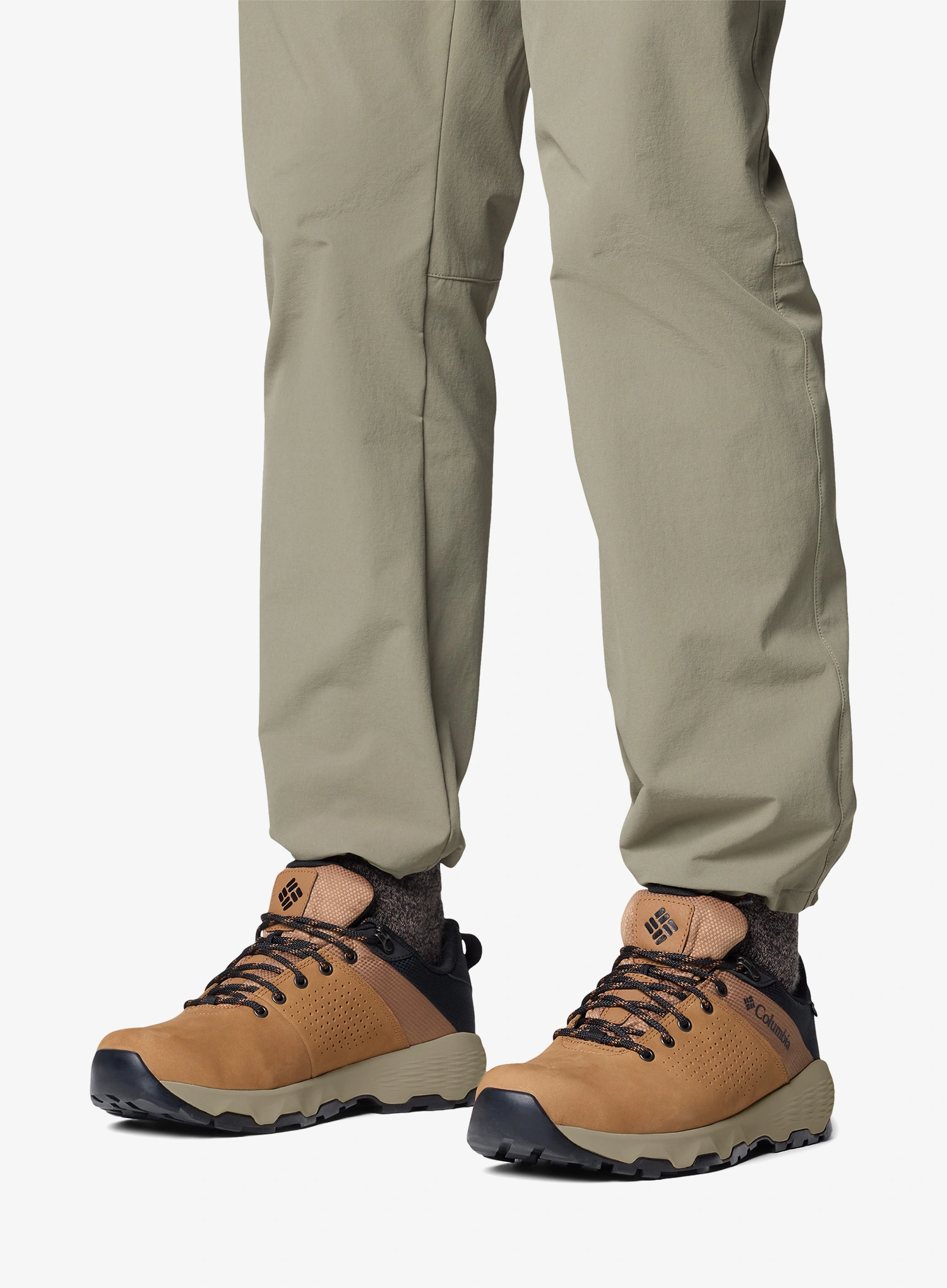 Pohodniški čevlji Columbia Newton Nimble LTR - elk/black