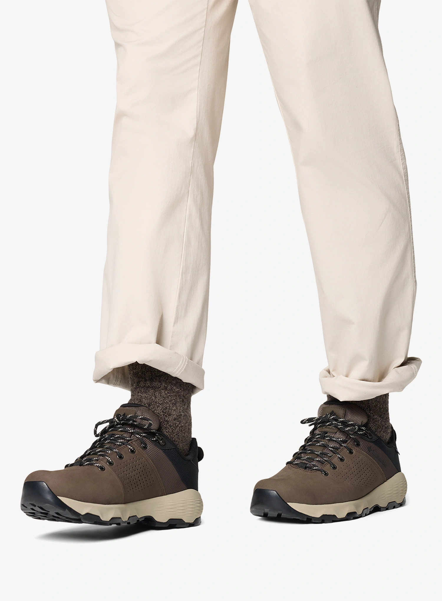 Pohodniški čevlji Columbia Newton Nimble LTR - tundra/black
