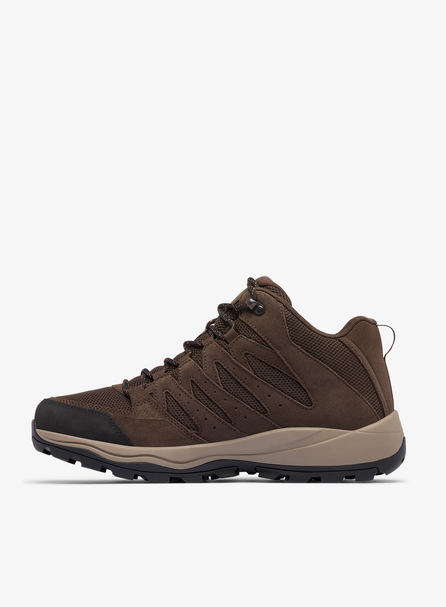 Pohodniški čevlji Columbia Redmond IV Mid Waterproof - cordovan/tangy orange