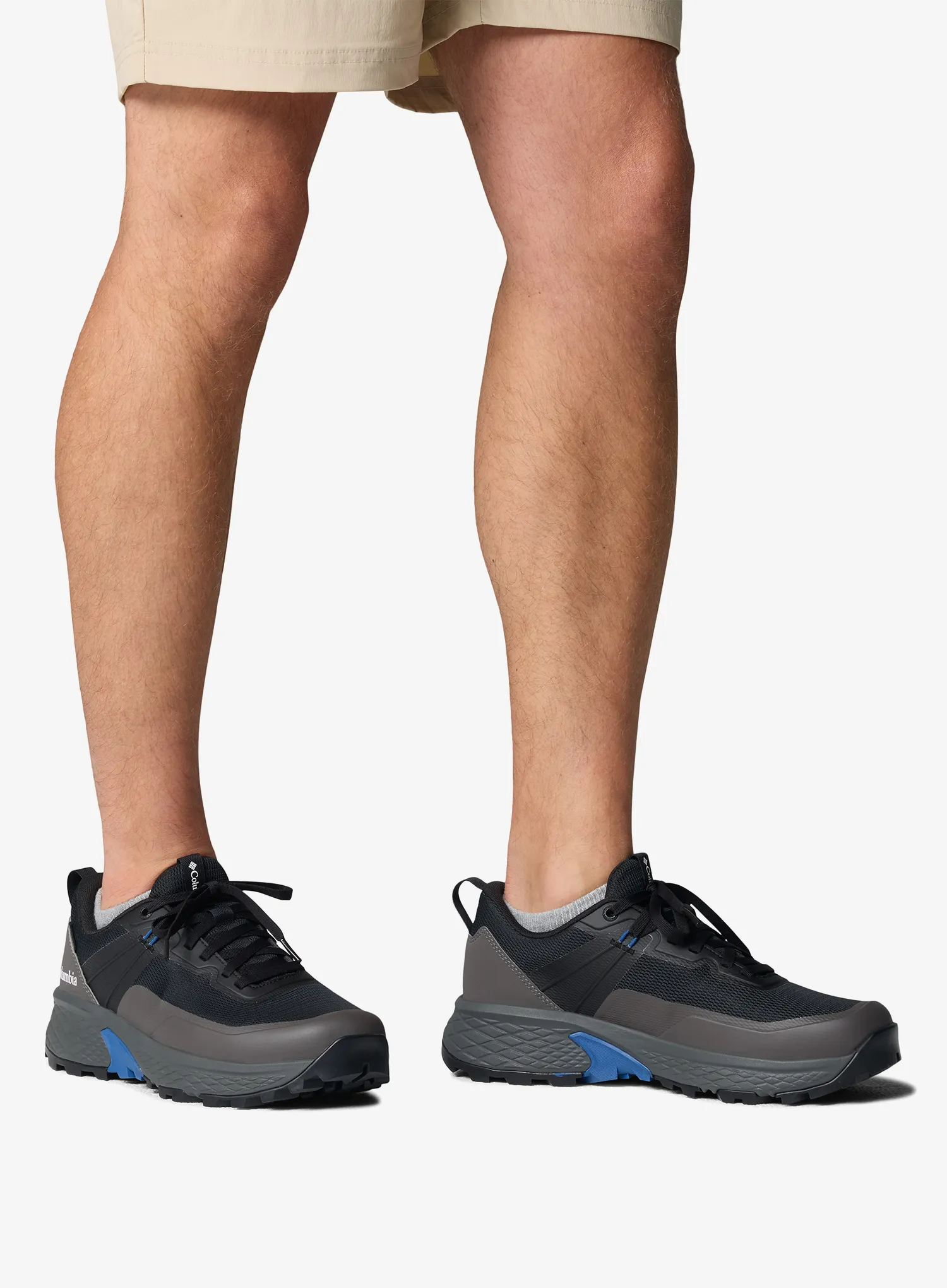 Pohodniški čevlji Columbia Tellurix Peak WP - black/mountain blue