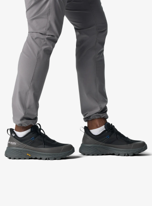 Pohodniški čevlji Columbia Tellurix Titanium Outdry - black/mountain blue