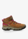Ženski pohodniški čevlji Keen Targhee IV Mid Wp - bison/beaujolais