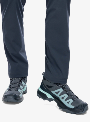 Ženski pohodniški čevlji Salomon X Ultra 360 Mid GTX - turbul/carbon