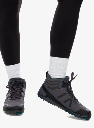 Ženski pohodniški čevlji Xero Shoes Scrambler Mid II WP - asphalt/sea moss