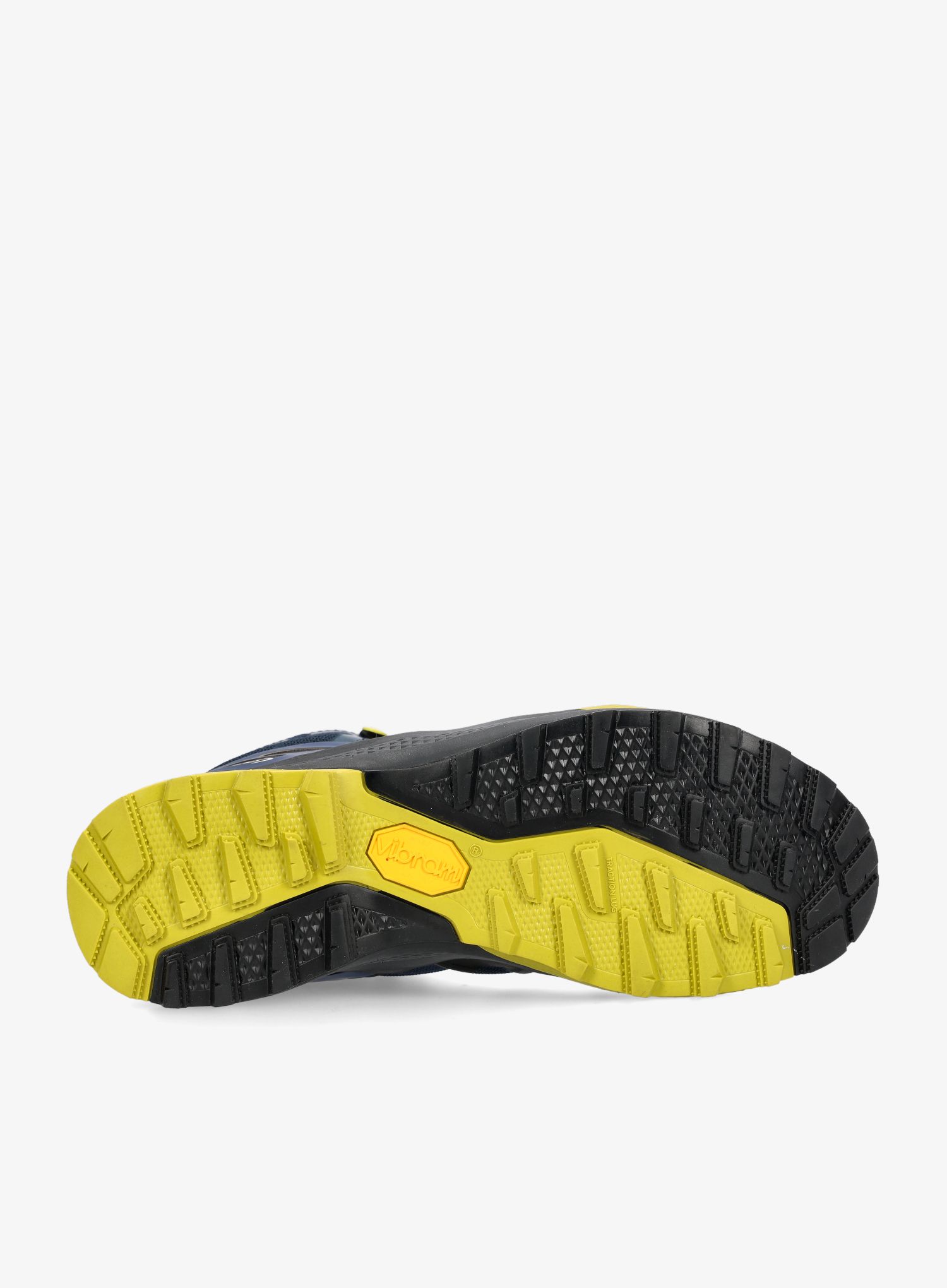 Moški pohodniški čevlji AKU Rocket Mid DFS GTX - blue/mustard