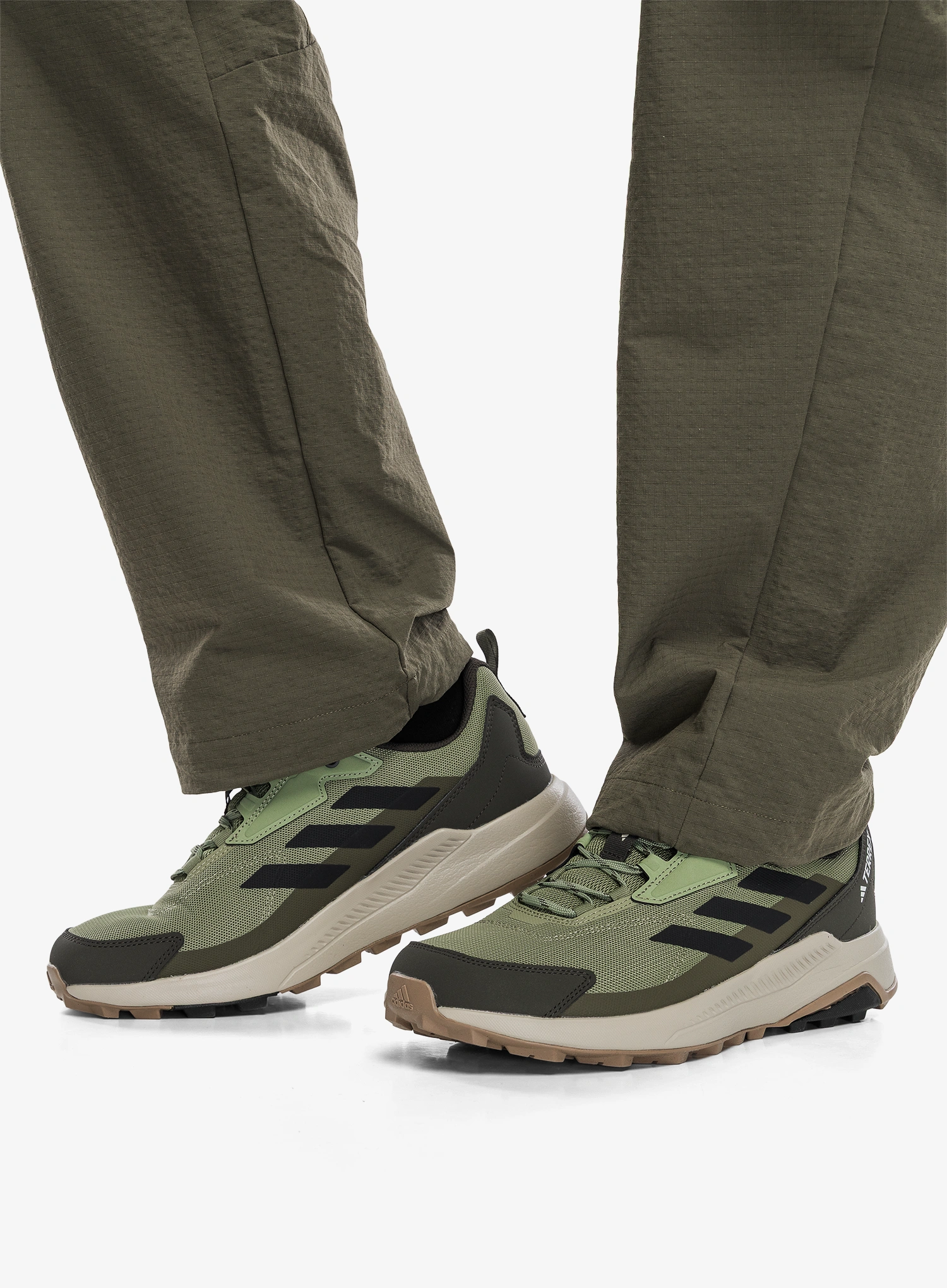 Nizki pohodniški čevlji adidas TERREX Anylander - tent green/carbon/olive strata
