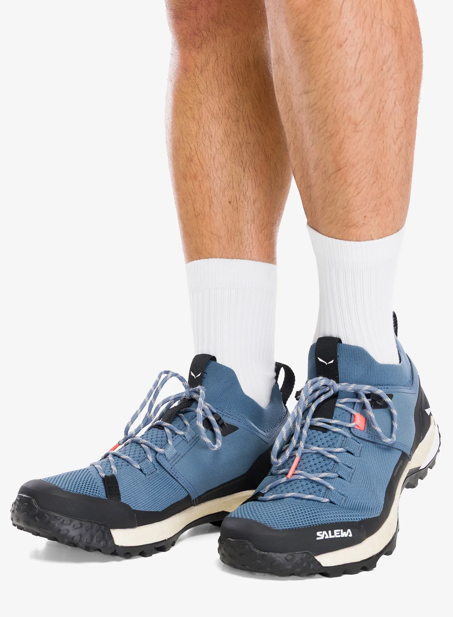 Nizki pohodniški čevlji Salewa Puez 2 Knit Ptx - java blue/black
