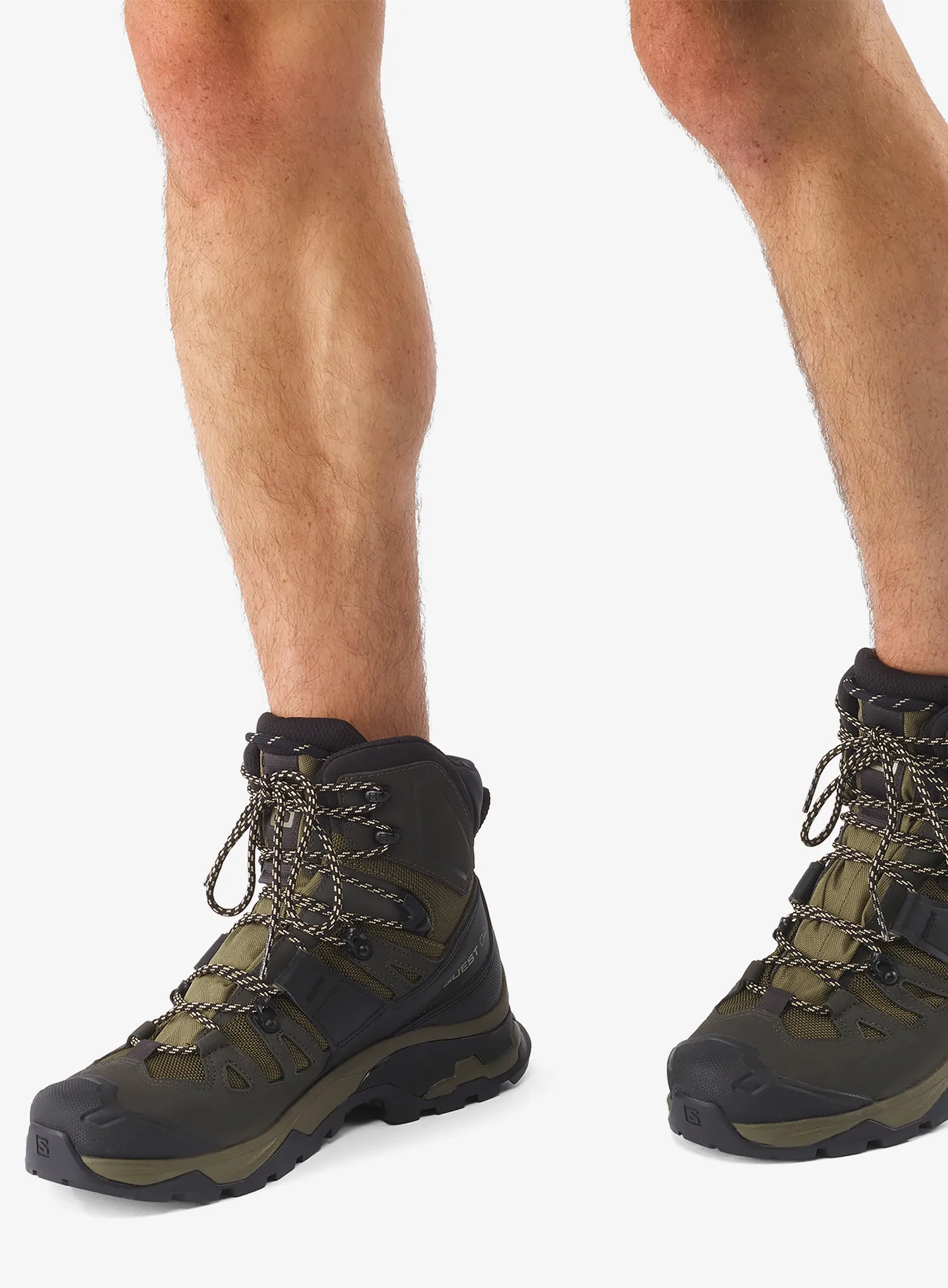 Moški pohodniški čevlji Salomon Quest 4 GTX - olive night/peat