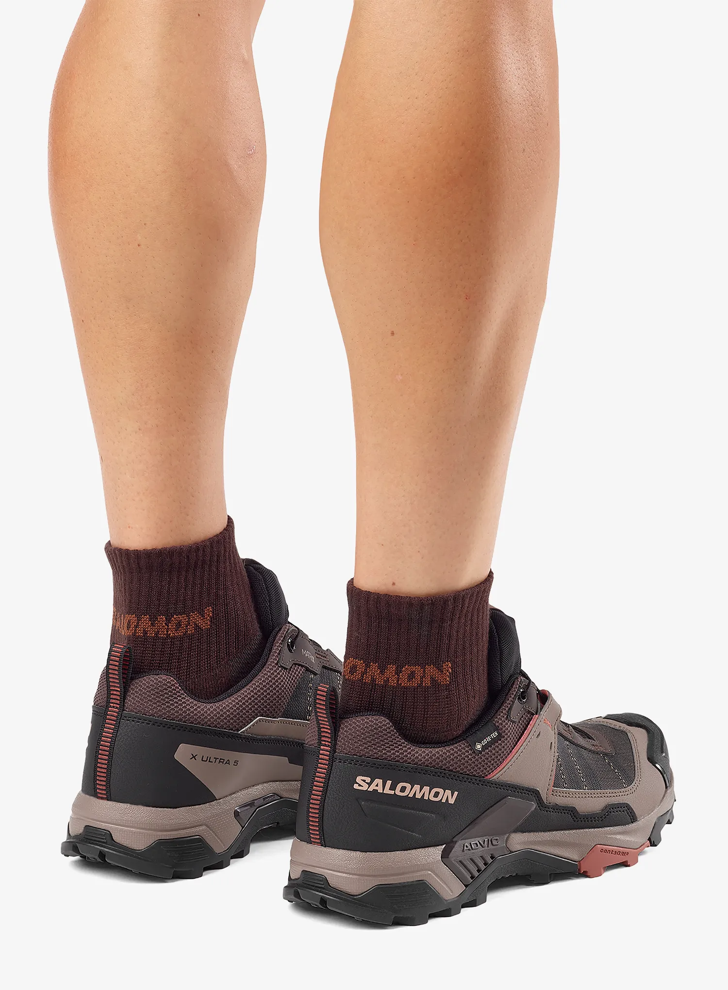 Pohodniški čevlji Salomon X Ultra 5 GTX - coffee/walnut/arabian