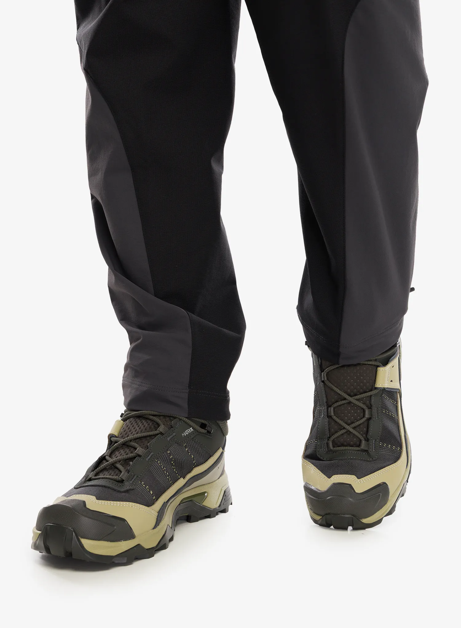 Pohodniški čevlji Salomon X Ultra 5 Mid GTX - peat/gray green/blue
