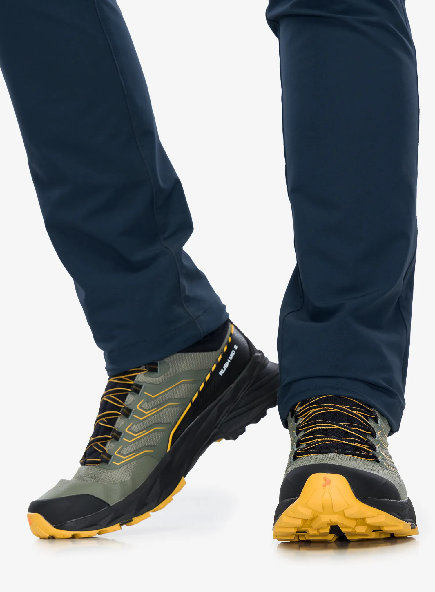 Visoki pohodniški čevlji Scarpa Rush 2 Mid GTX - moss/sulphur