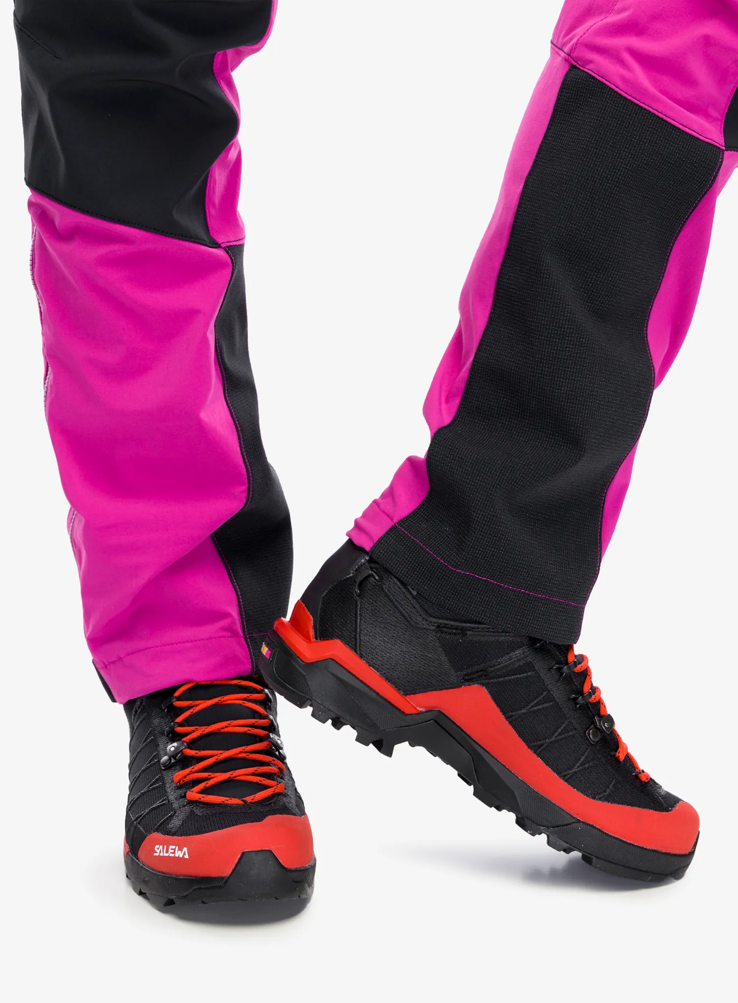 Ženski planinski čevlji Salewa Ortles Light Mid PTX - flame/black
