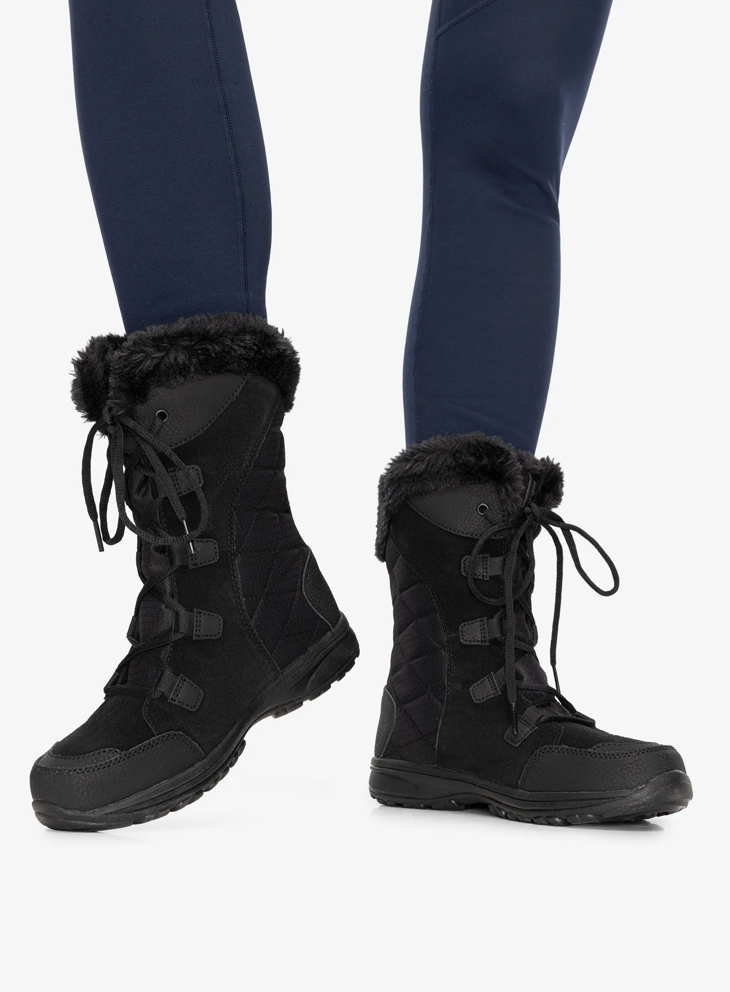 Ženski zimski čevlji Columbia Ice Maiden II - black/columbia grey