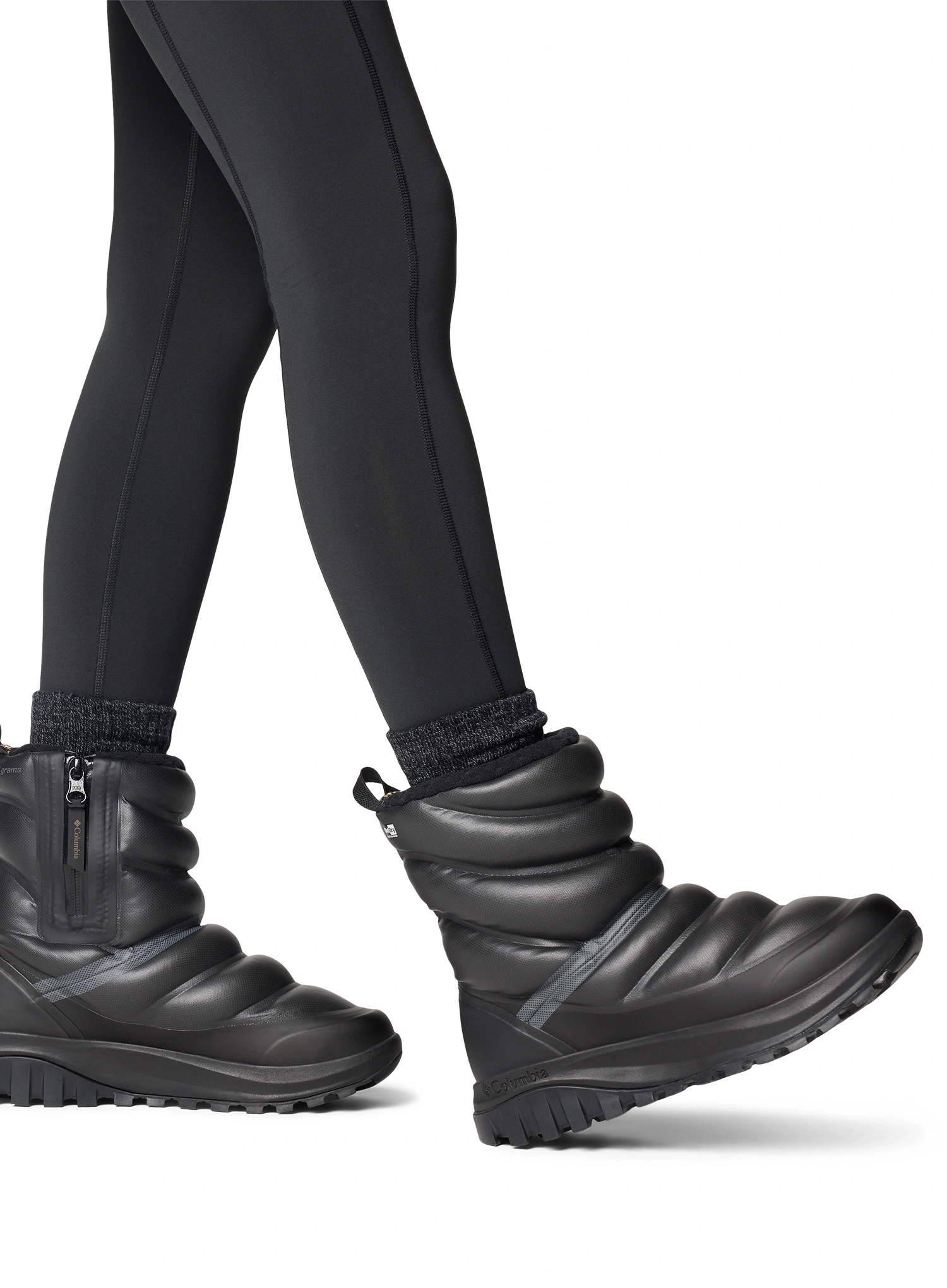 Ženski zimski čevlji Columbia Snowtrot Peak ODX - black/black
