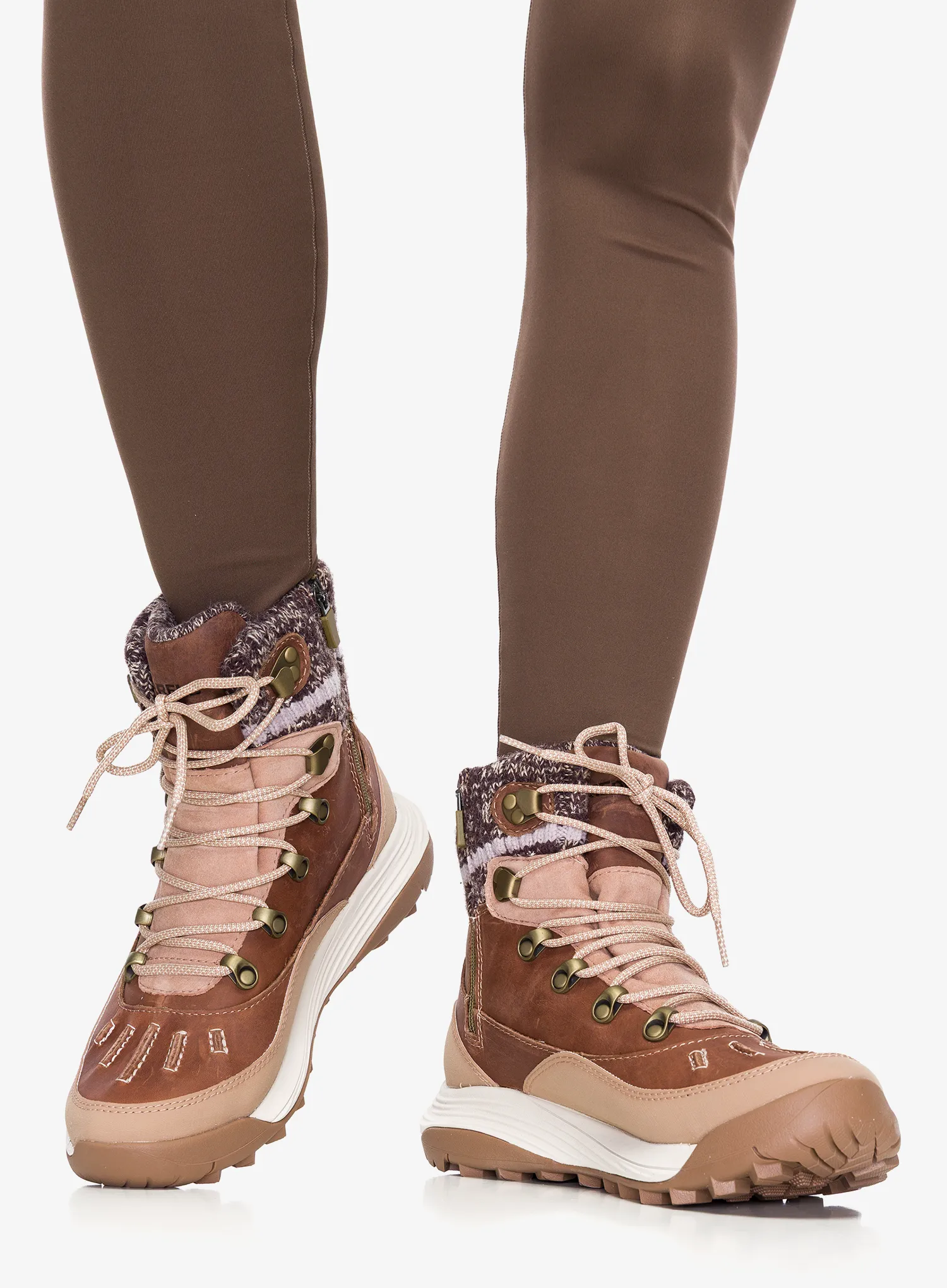 Ženski zimski čevlji Merrell Siren 4 Thermo Mid Zip WP - hazel