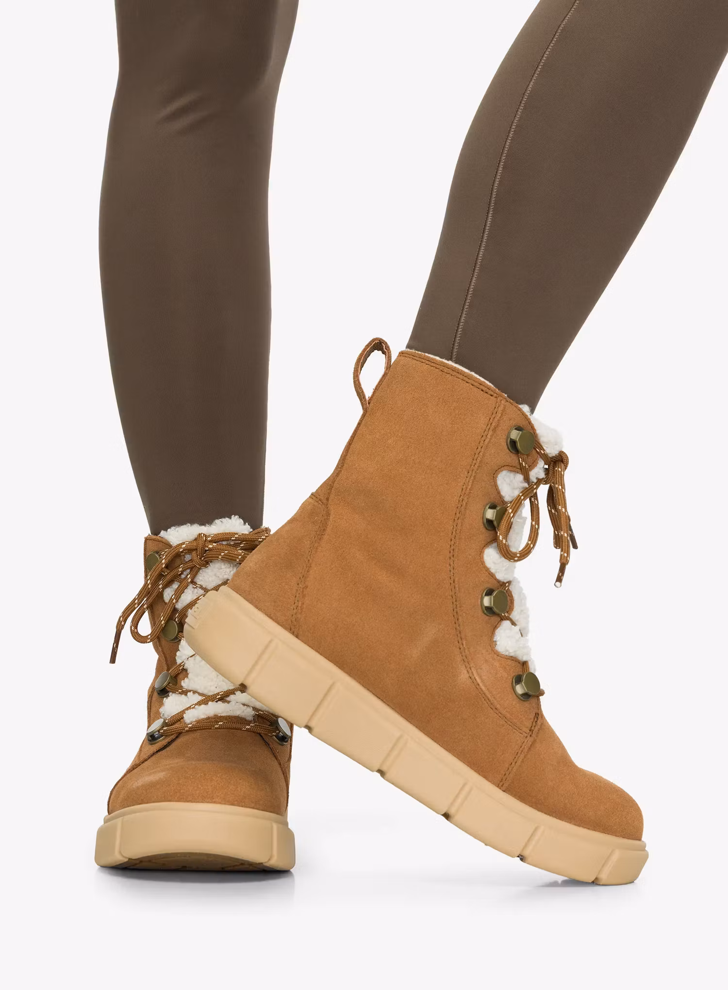Ženski zimski čevlji Sorel  Explorer III Joan Cozy WP - velvet tan/canoe