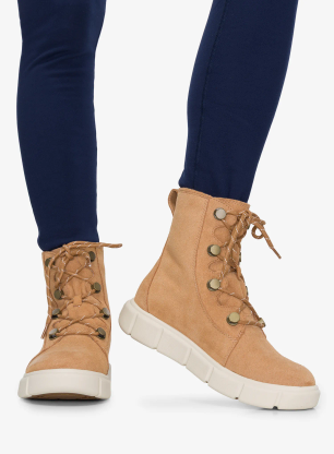 Ženski zimski čevlji Sorel Explorer III Joan WP - tawny buff/chalk