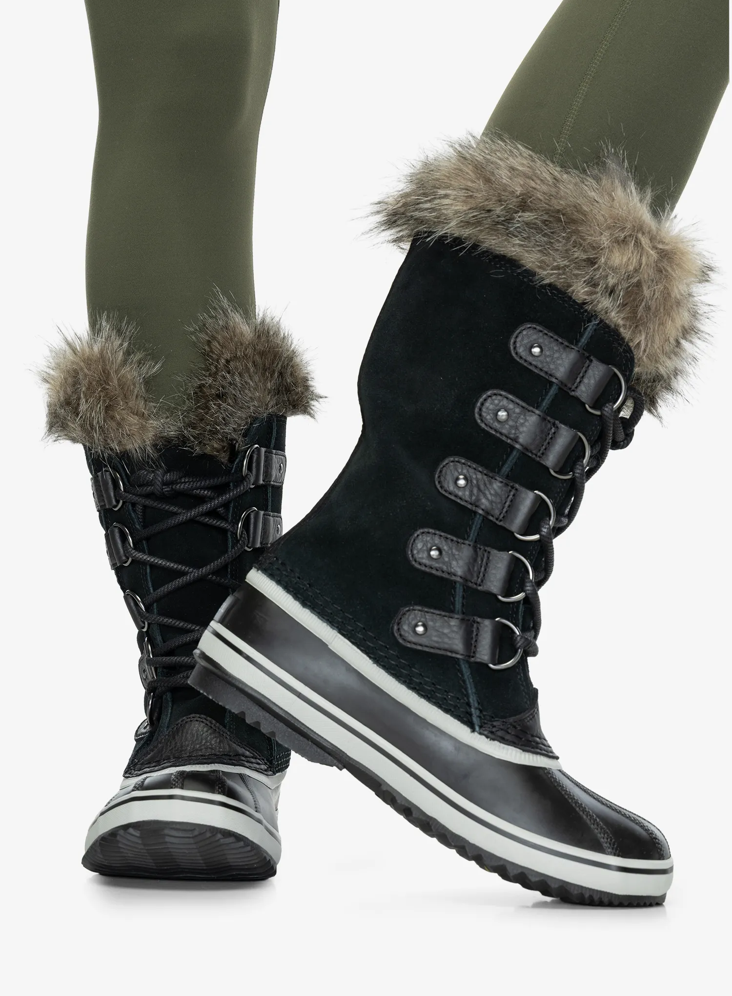 Ženski zimski čevlji Sorel Joan Of Arctic Boot WP - black/quarry