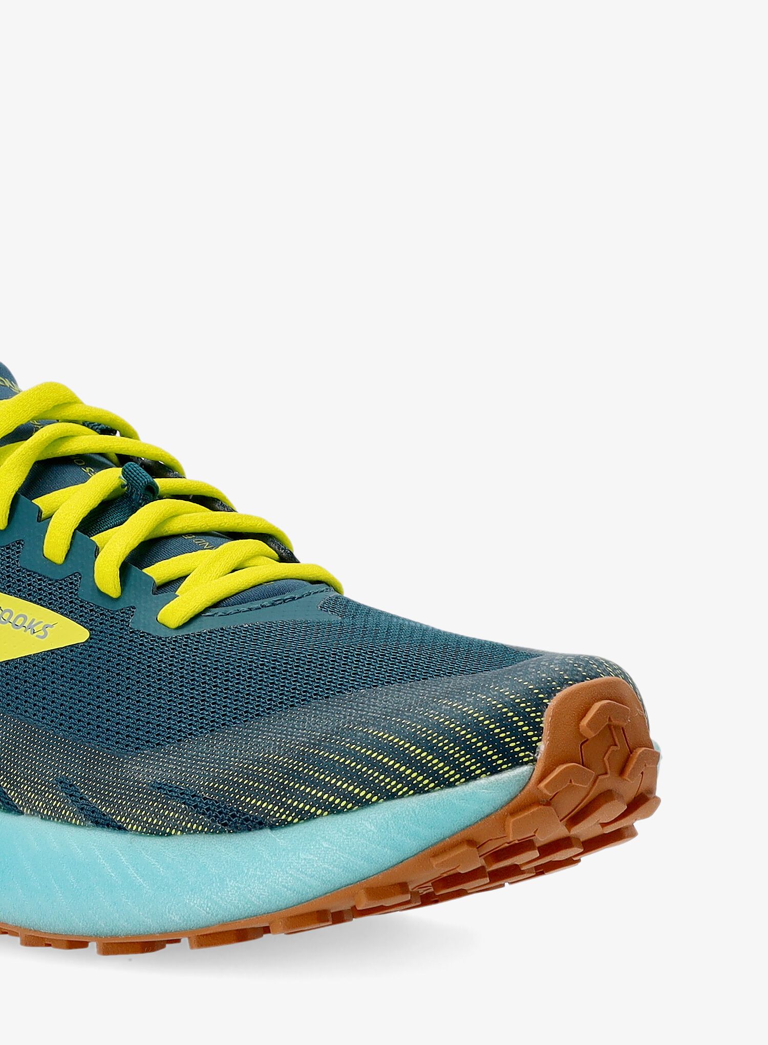 Moški tekaški čevlji Brooks Catamount - blue/lime/biscuit