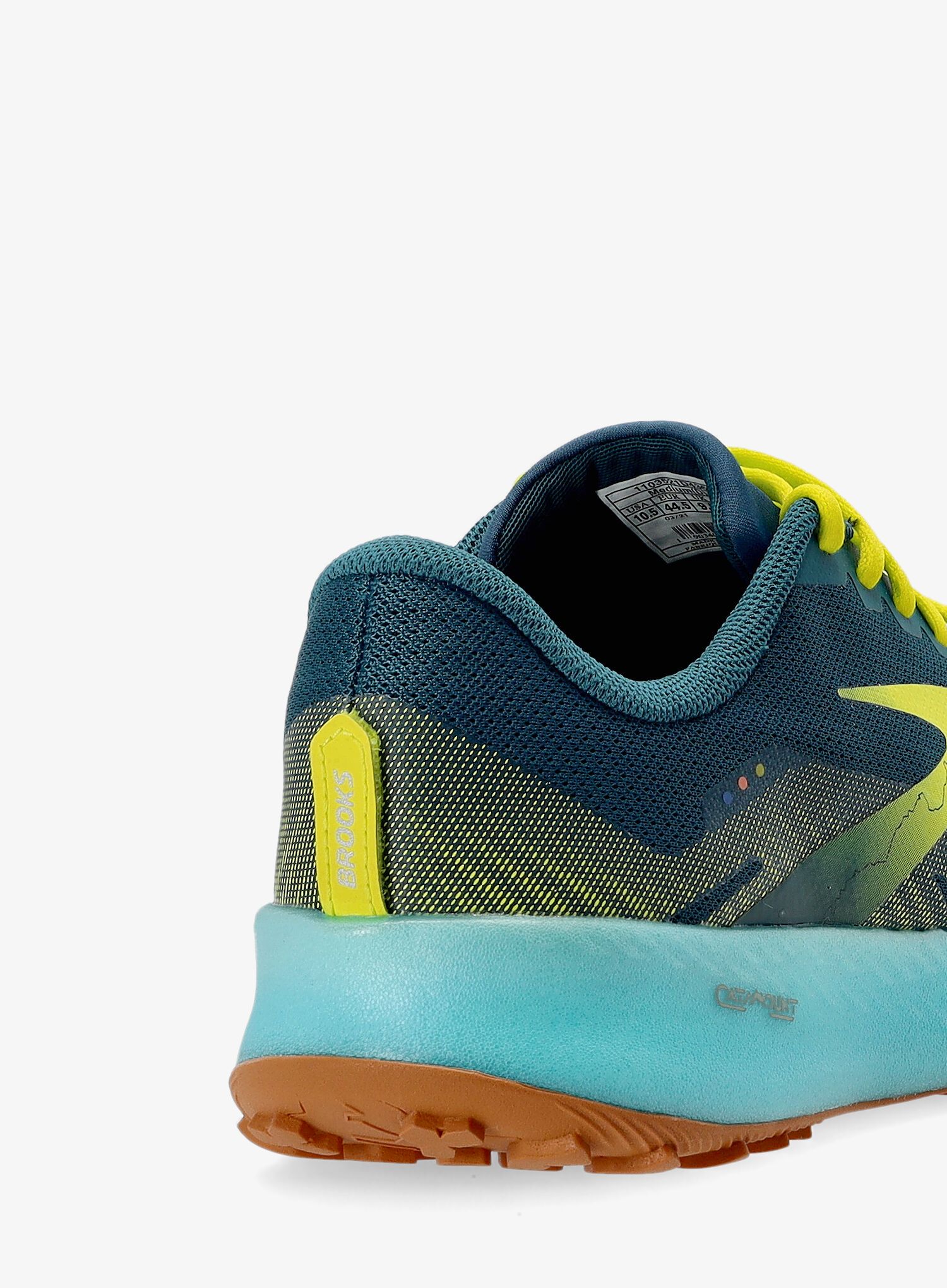 Moški tekaški čevlji Brooks Catamount - blue/lime/biscuit