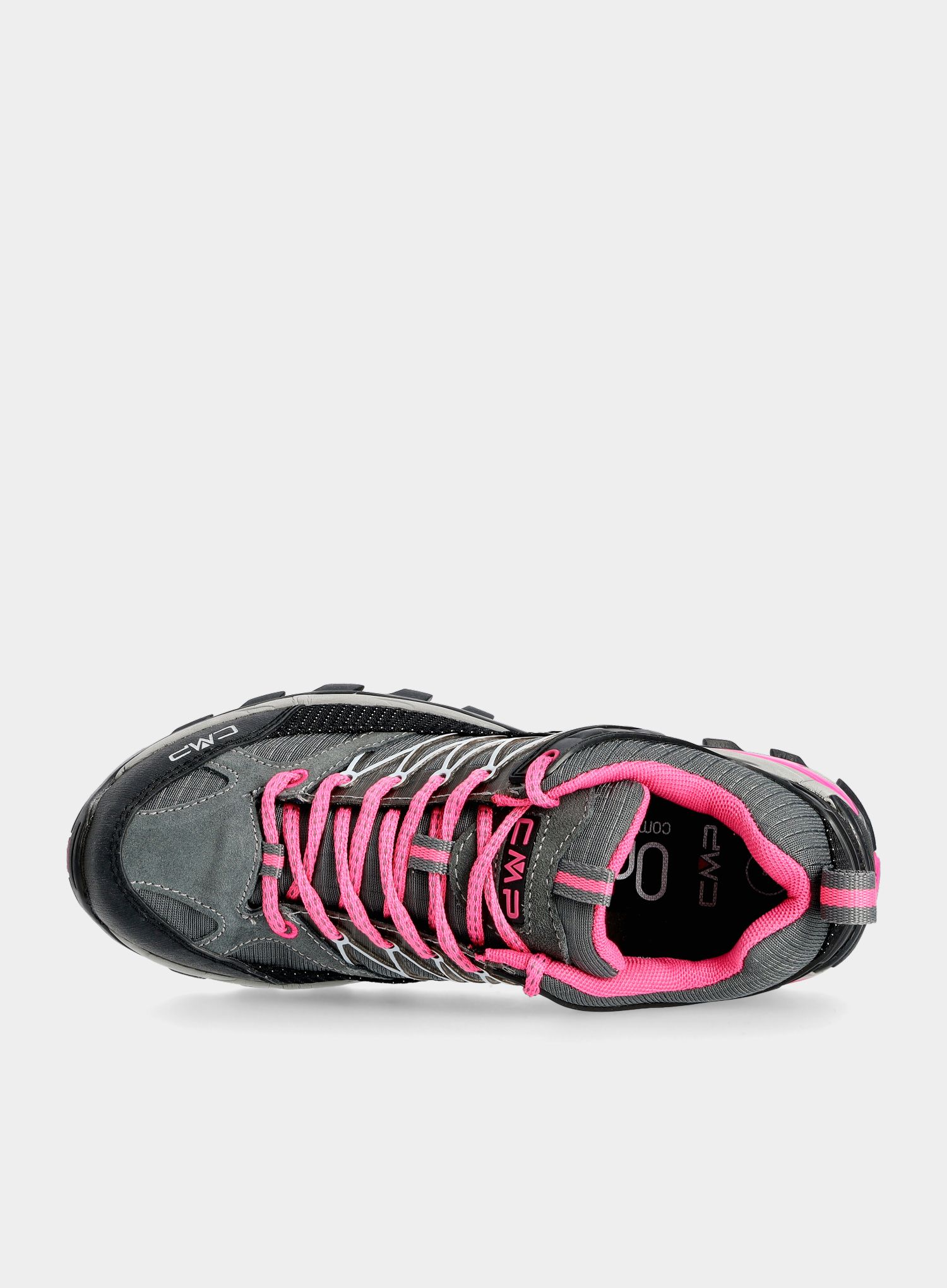Ženski pohodniški čevlji CMP Rigel Low WP - grey/fuxia/ice